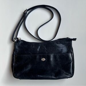 Navy Blue leather THE TREND Crossbody Bag - Made in Italy 🇮🇹